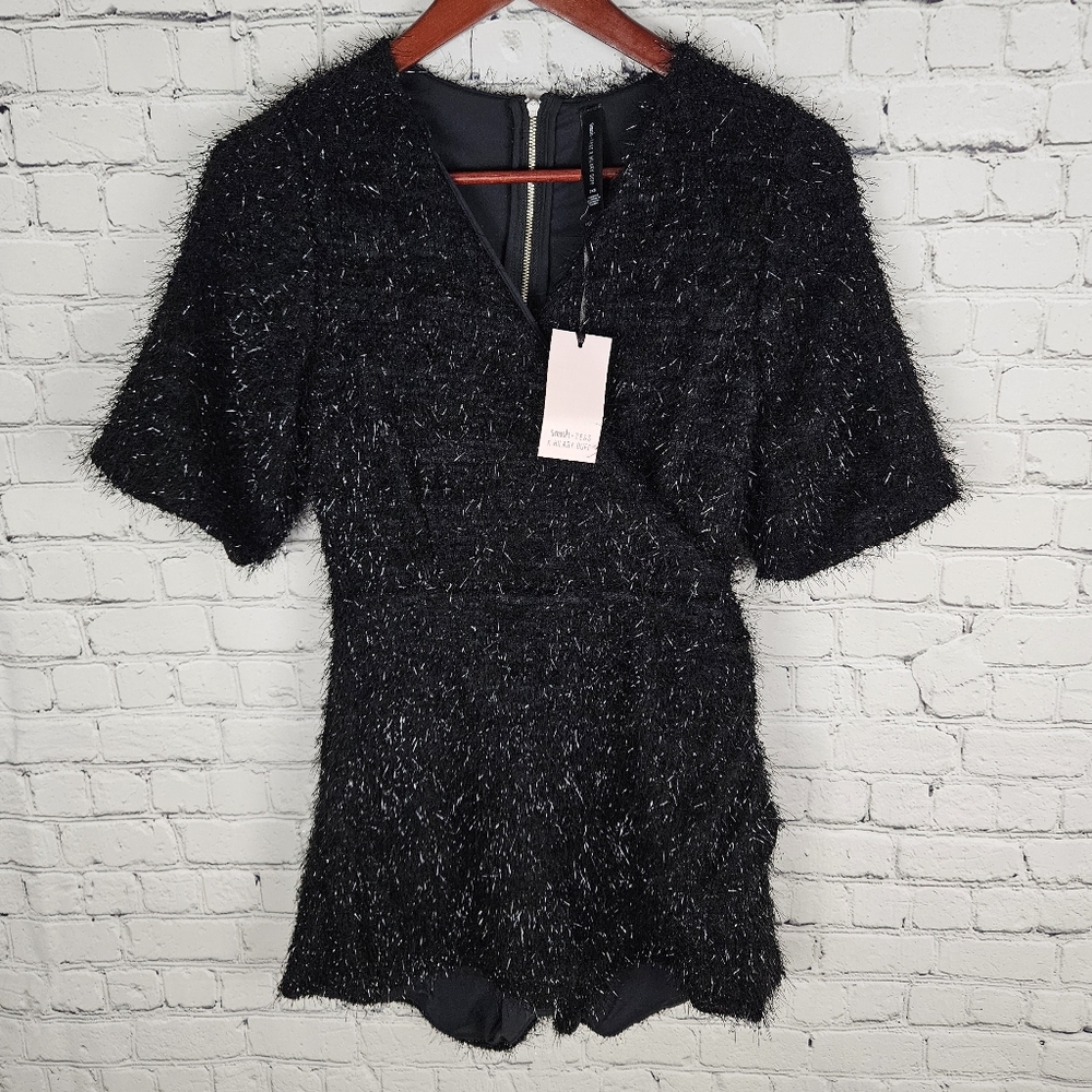 SMASH + TESS x HILARY DUFF | "The Tinsel Skorty" one piece short sleeve romper